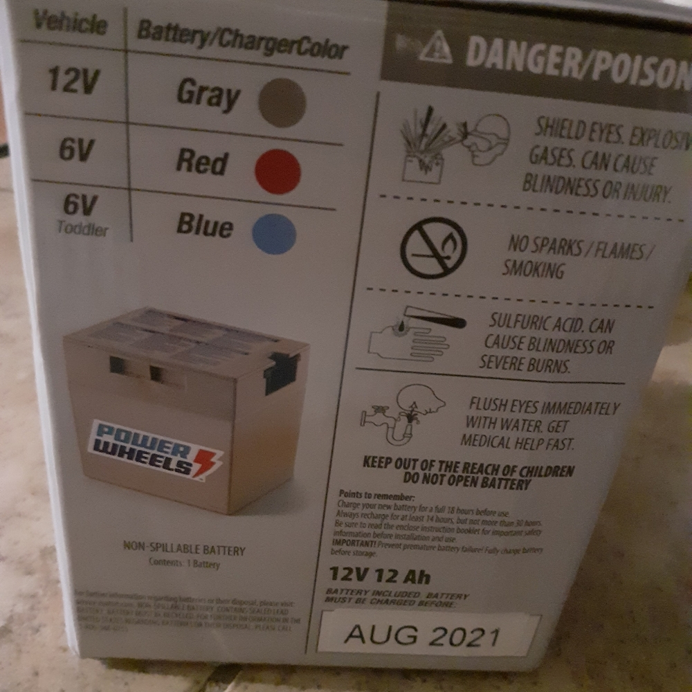 Brand new 12v battery